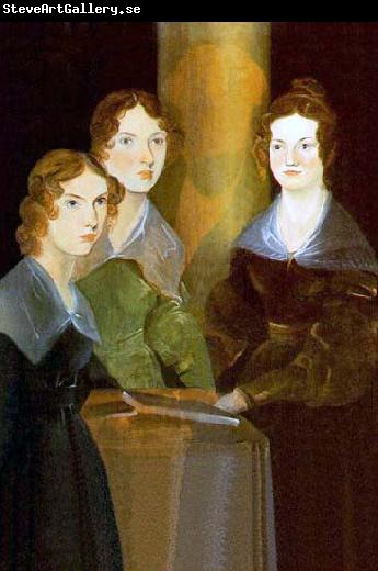 Branwell Bronte A painting of the three Bronta sisters